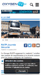 Mobile Screenshot of oxygentv.fr